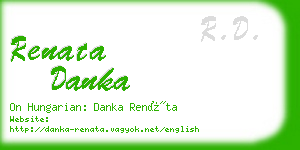 renata danka business card